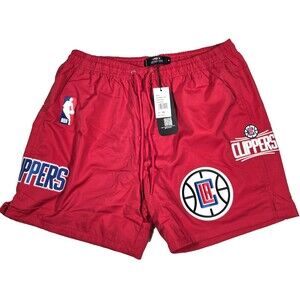 Los Angeles Clippers Shorts Men's XL NBA Basketball Pro Standard Red New